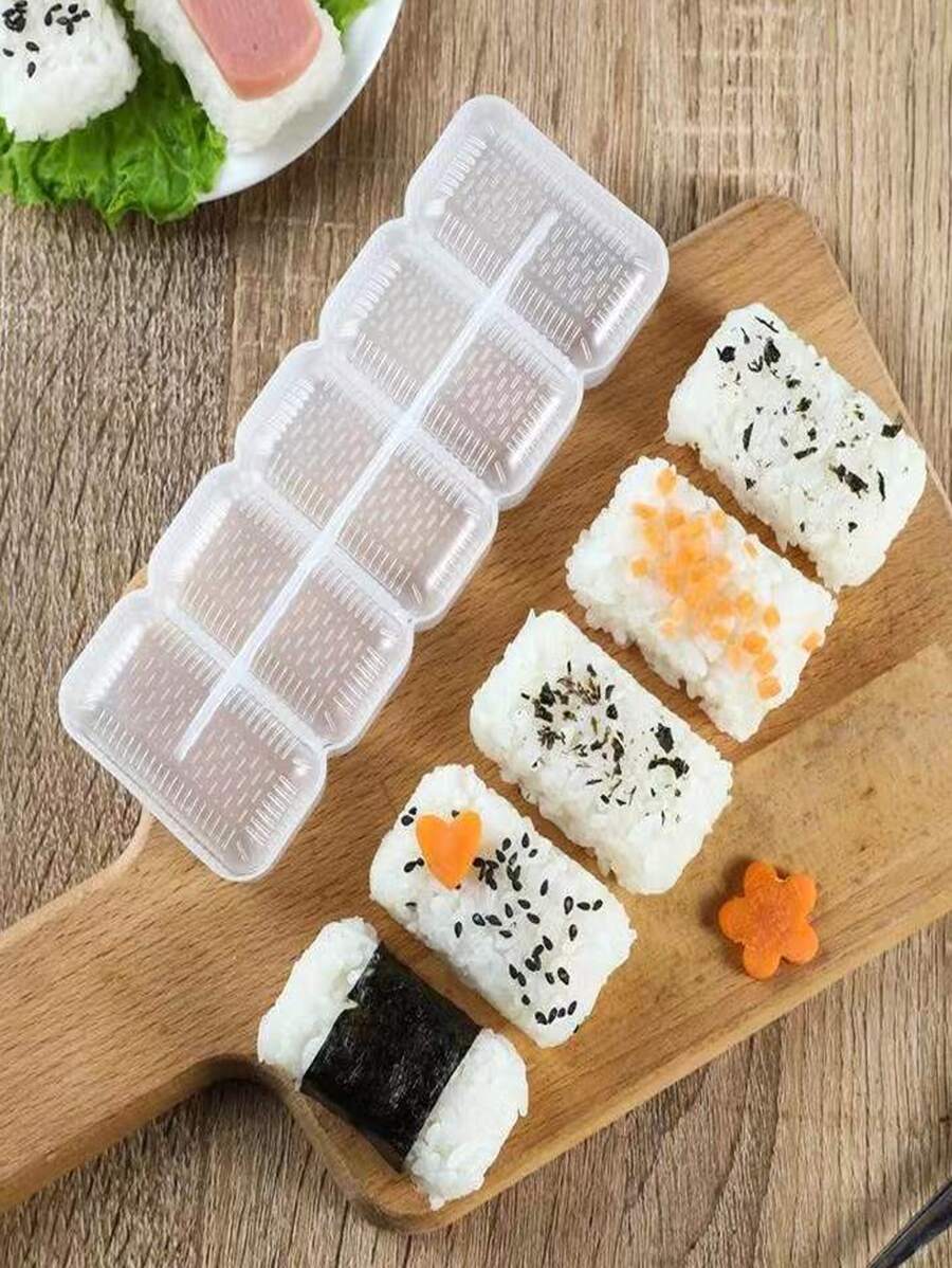 1pc Plain Rice Ball Mold - White - View 1