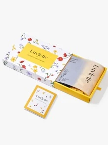 LUVLETTE 大码内衣 2 件装 花园花卉透明蕾丝高腰内裤