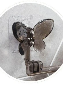 1pc Random Butterfly Towel Rack, Plastic Self Adhesive Towel Holder For Bathroom - Multicolor - View 4