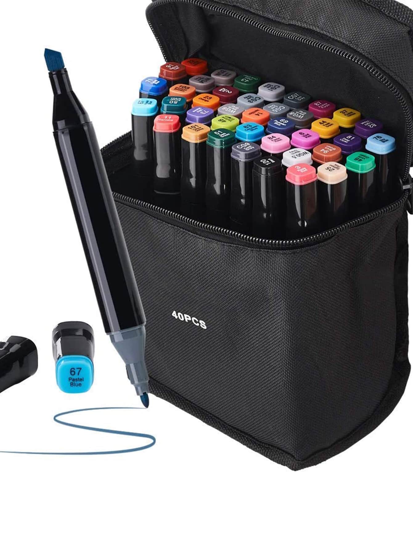 双头马克笔套装 - 彩色 - 查看 1