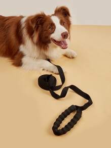 1 pieza Correa de mascota 6M unicolor - Negro - Ver 4