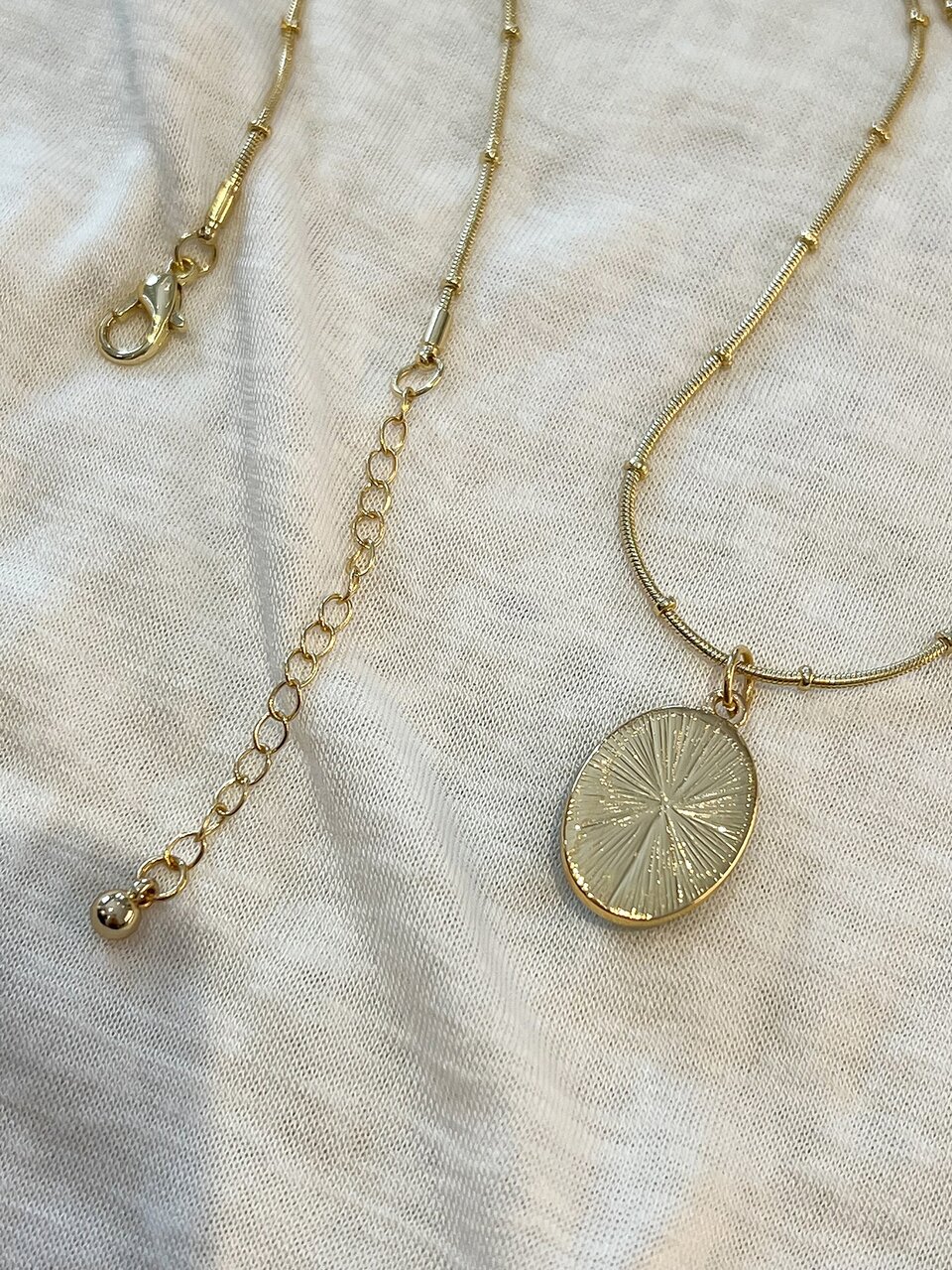 Oval Charm Necklace