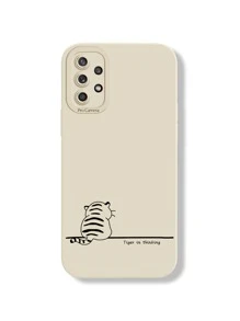 Funda para móvil tigre de dibujos animados - Beis - Ver 1