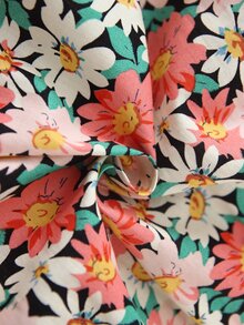 Đầm bé gái Nơ trước Hoa Boho - Nhiều màu - Xem 4