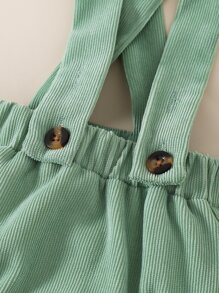 嬰兒荷葉邊T恤和多層邊短褲附髮帶 - 彩色 - 查看 3