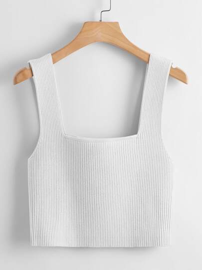 Lunelith SHEIN Lunessa Ribbed Knit Sweater Vest