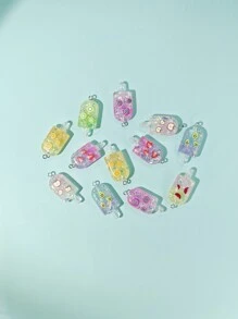 12入組冰棒DIY吊墜 - 彩色 - 查看 1