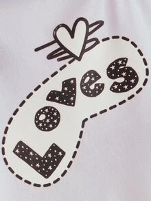 1pc Letter Graphic Pet Tank - Multicolor - View 5