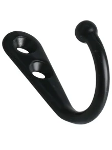 2pcs Alloy Wall Hook - Black - View 7