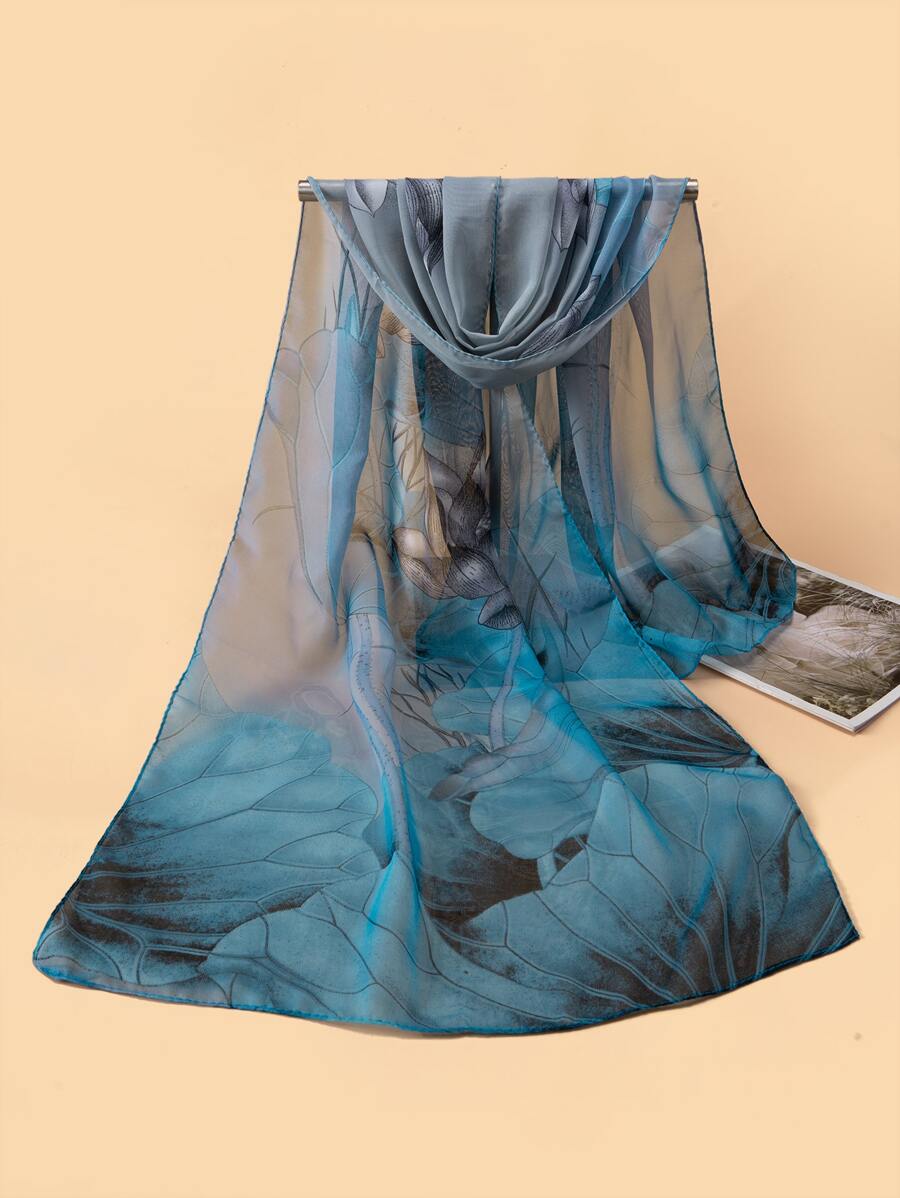 1pc Women Best Floral Print Chiffon Scarf Elegant Women Accessories for Sale Australia New