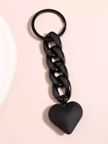 Heart Charm Keychain Valentine's Day Car Accessories Bag Charm School Cute Goth Y2k
