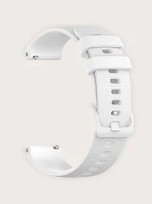 1pc Plain Watchband Compatible With Amazfit GTS - White - View 7
