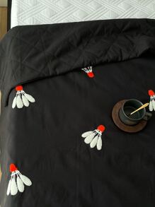 Badminton Tufted Bedspread - Black - View 3
