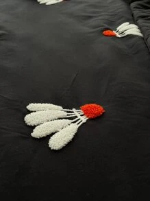 Badminton Tufted Bedspread - Black - View 5