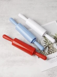 1入組小尺寸塑膠擀麵棍、烘焙工具，用於製作餃子、披薩、麵條等 - 彩色 - 查看 9