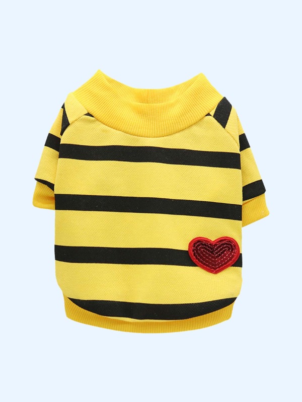 Striped Print Pet Sweatshirt