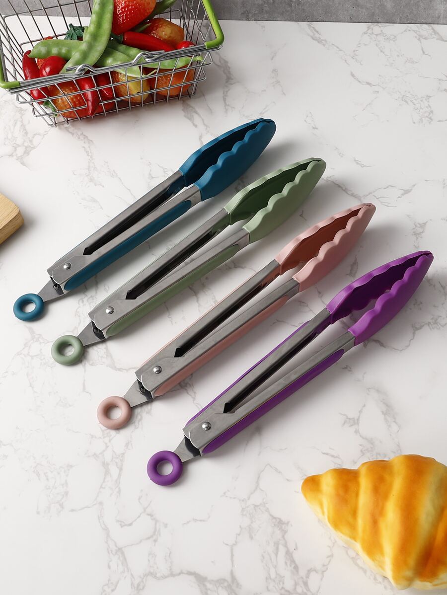 1入組隨機色9英寸食物夹 - 彩色 - 查看 1