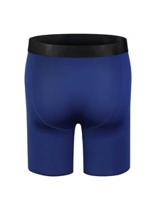 Men Tape Waist Boxer Brief - Royal Blue - View 2