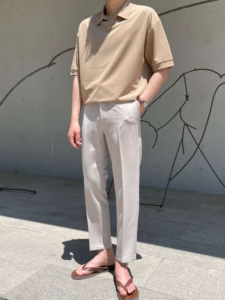 Men Drop Shoulder Tee