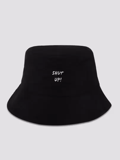 男士标语图案渔夫帽男士遮阳帽夏季帽子，适合徒步旅行和钓鱼等夏季户外活动