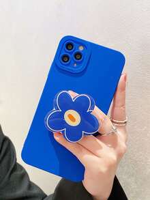 坚固耐用的手机壳，带有突出的手机握持感，国际版，非国内版 - 藍色 - 查看 3