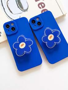 坚固耐用的手机壳，带有突出的手机握持感，国际版，非国内版 - 藍色 - 查看 4