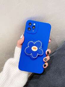 坚固耐用的手机壳，带有突出的手机握持感，国际版，非国内版 - 藍色 - 查看 6