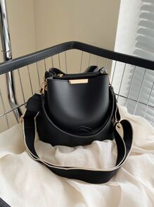 CONTAINEVERY Minimalist Metal Decor Bucket Bag