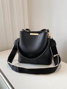 CONTAINEVERY Minimalist Metal Decor Bucket Bag