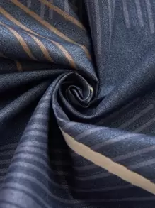 銀杏葉紋印花床包，現代式床單，適用於臥室 - 彩色 - 查看 4