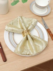 1pc Jacquard Cloth Napkin - Multicolor - View 3