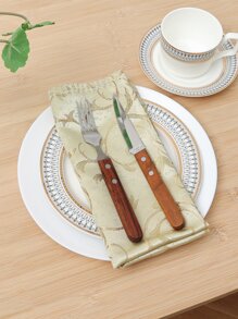 1pc Jacquard Cloth Napkin - Multicolor - View 4