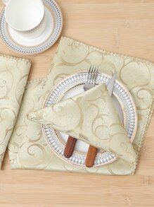 1pc Jacquard Cloth Napkin - Multicolor - View 5