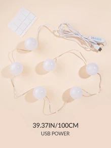 BASIC LIVING 6 Led梳妝鏡燈簾 - 彩色 - 查看 7