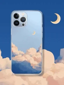 Cloud Print Phone Case - Multicolor - View 4