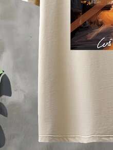 Manfinity Men Letter & Picture Print Tee - Apricot - View 3