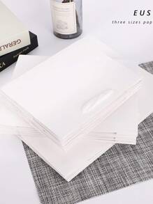 5件/10件/套服装袋，大理石纹礼品袋，生日礼物纸袋，节日派对牛皮纸外包装袋，竖式白色牛皮纸袋，派对用品