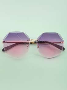 著色鏡片太陽眼鏡 - 彩色 - 查看 3