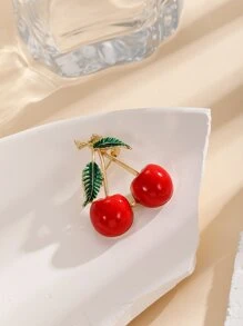 Cherry Shaped Brooch