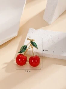 Cherry Shaped Brooch