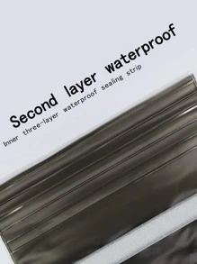 1 pieza riñonera de móvil impermeable - Negro - Ver 4