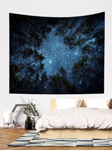 Tấm Thảm In Galaxy, Cờ Cho Phòng, Trang Trí Phòng, Tấm Thảm, Trang Trí Tường - Nhiều màu - Xem 6