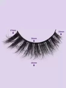 MAGEFY 10 cặp lông mi giả tự nhiên nguyên sợi & 2 cọ chải mi & dụng cụ hỗ trợ mi giả & nhíp, mi giả Manga mỏng nhẹ dùng hàng ngày, vật dụng thiết yếu khi đi du lịch, mi giả, lông mi giả - màu đen - Xem 3