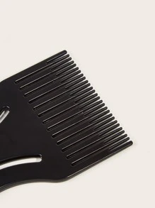 1 Peine De Peinado De Cabello Para Hombres Para Permanente, Cabeza De Aceite Y Tinte Del Cabello Con Papel De Aluminio, Negro - Negro - Ver 3