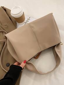 Bolsa cuadrada de litchi en relieve