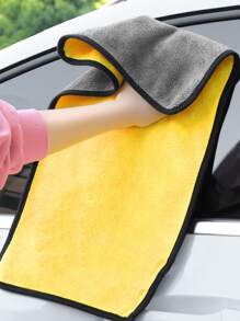 1 件 60*30 厘米超柔软洗车超细纤维毛巾 - 轻质、吸水珊瑚绒、耐刮擦、多用途，非常适合汽车美容、汽车抛光和内饰清洁。
