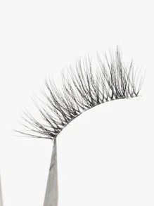 Himirell 6對/組貓眼款式假睫毛,外角延伸美化,適合日常和約會妝容 - 黑色 - 查看 3