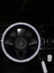 MEIKAXIU 3pcs Car Steering Wheel & Handbrake & Gear Shift Cover