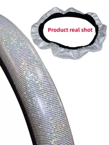 MEIKAXIU 3pcs Car Steering Wheel & Handbrake & Gear Shift Cover