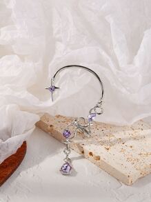 1pc Rhinestone Decor Ear Wrap - Nhiều màu - Xem 4